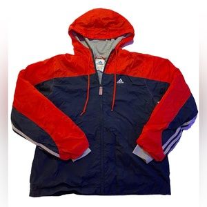 Vintage Adidas lined windbreaker